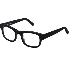 Huxley Eyeglasses In Jet Black For Men