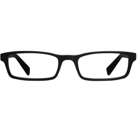 Sibley Eyeglasses In Jet Black For Men